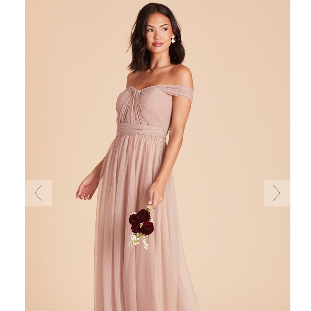 Birdy Grey Blush Off-Shoulder Wedding Dress